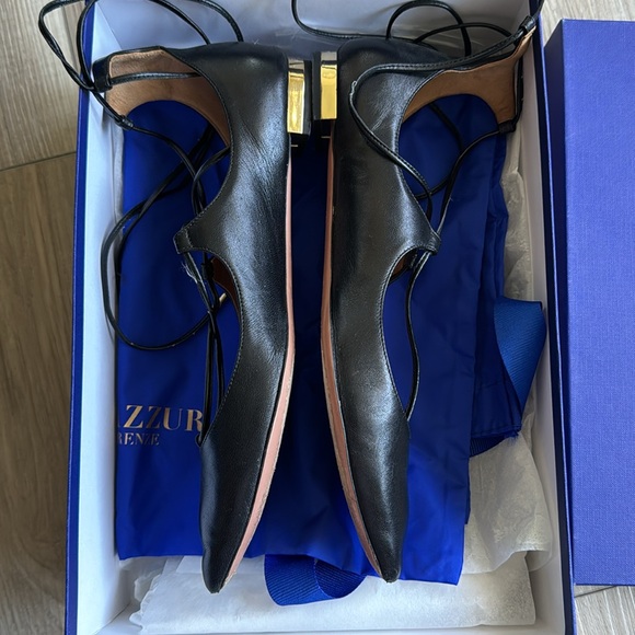 Authentic AQUAZZURA Christy pointed toe Flat. Size 37. - Picture 6 of 9